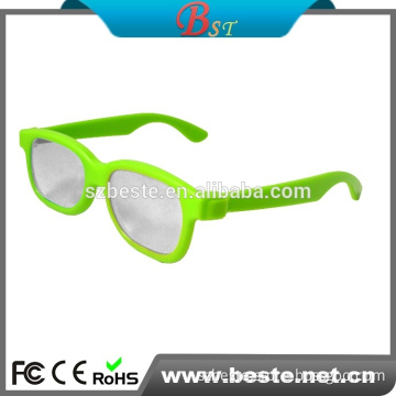 2D pictures pomp out plastic 3d chromadepth glasses